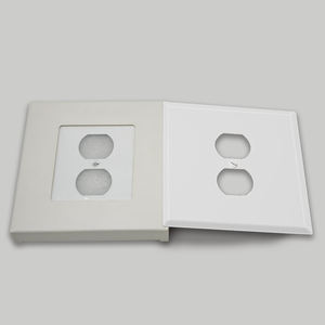 LangYeao 定制美式标准墙壁插座多功能插座黄铜或不锈钢面板双插座和开关 - Product Image 2