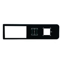Tombol kustom panel kaca tempered anti-sidik jari Kaca kunci pintu elektronik panel saklar kaca