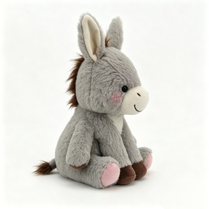 Peluche de animal de granja personalizado, lindo peluche de burro - Product Image 1