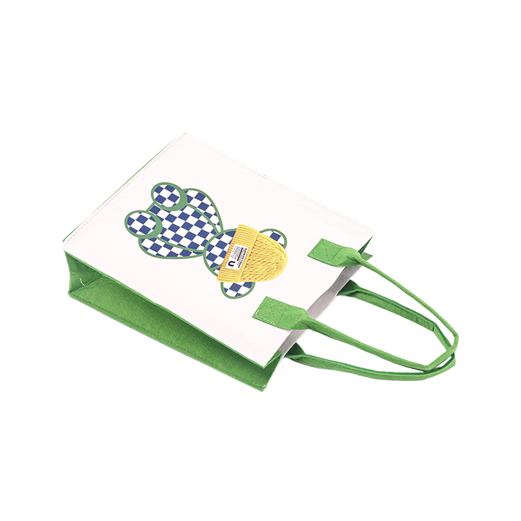 Factory Hot Selling Large Capacity Cartoon Reusable Shopping Felt Tote Bag with Custom Printed