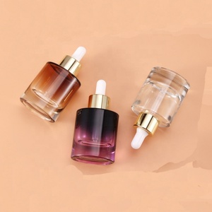 Flacon de lotion en verre à marque privée, emballage en verre, flacon compte-gouttes vide en verre pour sérum 38 ml - Product Image 3