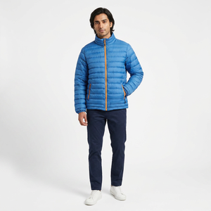 <b>Mens</b> 2024 Winter Stand Collar Puffer Bubble Coat Breathable Quick Dry Customizable <b>Letter</b> Pattern Front Logo Stylish Fashion - Product Image 1