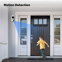Moes Tuya Smart WiFi Caméra de sécurité extérieure 8MP Double écran 2.4G/5G IP65 Étanche Détection de mouvement Suivi automatique Audio bidirectionnel
