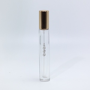 Botellas de Perfume Recargables al por Mayor, Botellas de Muestra de Perfume con Cuello de Rosca, Cuadradas y Transparentes de 10 ml, con Caja - Product Image 1