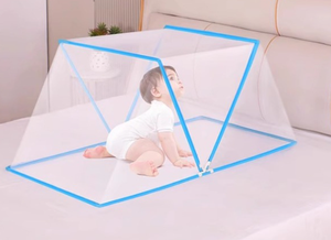 Mosquitera Plegable de 8 Puestos para Adultos, Toldo de 1 Metro para Camas de Dormitorio Estudiantil, Instalación sin Herramientas para Niños - Product Image 6