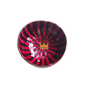 Bol à salade classique fait main en coque de noix de coco laquée, fabriqué au Vietnam, personnalisable avec logo, écologique et léger - Product Image 2