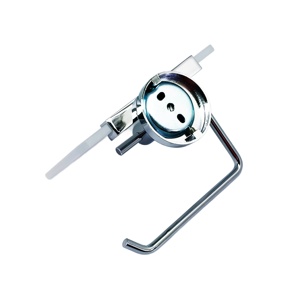 <span class=keywords><strong>Portarrollos</strong></span> de Papel Higiénico Metalique 55021A-CR, Soporte para Papel Higiénico con Estante de Vidrio - Product Image 4