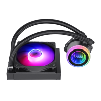 Refroidisseur liquide pour processeur SAMA, nouveau, 120 mm, ventilateur ARGB, refroidissement par eau coloré