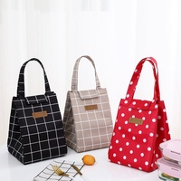 Sac à déjeuner isotherme en toile épaisse et sac fourre-tout pour bento, capacité de 7 L, sac à main portable pour le travail, les repas, les loisirs, l'extérieur