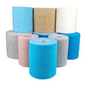 Tissu non tissé élastique Hm 120g blanc, bandage médical, ceinture de soins de santé, tissu en spandex pour la protection du cordon ombilical - Product Image 1