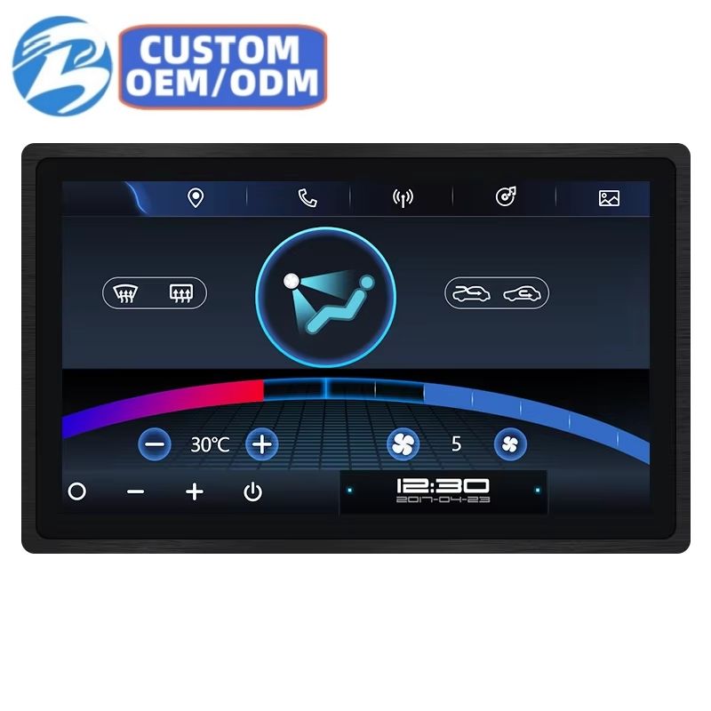 21.5 Inch IPS Capacitive Touch Screen Industrial Monitor 1920*1080 HD-MI VGA DVI USB Metal Aluminum Frame Pure Flat Embedded TFT