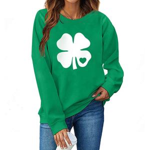 <strong>St</strong>.<strong>patricks</strong> <strong>Day</strong> Green Clover Sweatshirt <strong>St</strong> <strong>Patricks</strong> Woman Clothes Apparel - Product Image 1