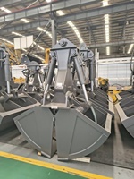 Godet de préhension robotisé MONDE pour excavatrice, idéal pour la manutention de déchets en vrac et la préhension de matériaux de récupération