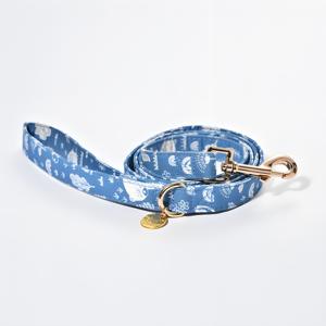 Correa de plomo de perro cómoda de algodón personalizada moderna suave con moda ajustable y estampado encantador accesorio al por mayor OEM ODM - Product Image 2