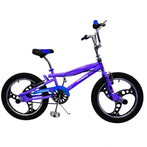 Diskon besar 16/20 inci sepeda BMX untuk anak-anak desain baru olahraga lompat baja garpu Halfpipe aplikasi roda kecil harga murah