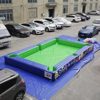 Billard humain gonflable commercial en PVC, Snooker gonflable, Football gonflable pour événements en plein air