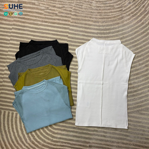 เสื้อยืดผู้หญิง SUHE OEM ODM ทรงเข้ารูป พิมพ์ลายโลโก้ ผ้าฝ้าย 95% ผสมสแปนเด็กซ์ 5% แขนยาว คอกลม ทรงกระชับรูปร่าง ยืดหยุ่นได้ - Product Image 3