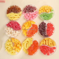 Groothandel Meerkleurige Mango Kubus Gummy Candy Bulk Fruitige Smaak Zachte Snoepjes Klaar om te Eten Party Favor Fruit Gummy Cadeausets