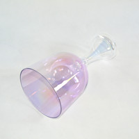 Bain sonore de guérison HF, bol chantant en cristal, Saint Graal, lumière cosmique, cristal de quartz violet pastel, calice, instrument de méditation