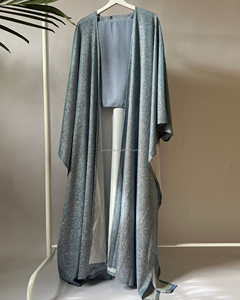 Fabricant d'Abaya Abaya personnalisée à paillettes brillantes pour femmes musulmanes - Product Image 4