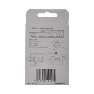 Motor Digital sin Núcleo KST X12-508 de 6.2 kg con Engranajes Metálicos para Aeromodelismo RC con Batería y Servos - Product Image 2