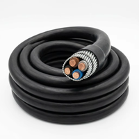 Kabel Daya Berlapis Baja Kawat Baja PVC Tembaga 4 Inti 50mm2 VV32 0.6/1kV Harga Pabrik