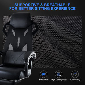 Sillas de videojuegos de alta calidad para adultos, <span class=keywords><strong>silla</strong></span> de jugador con reposapiés, función de masaje grande y alto, soporte <span class=keywords><strong>Lumbar</strong></span> - Product Image 5