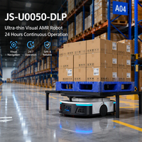 AGV intelligent à laser SLAM de 50 kg sans code QR pour le transport autonome de palettes sur ligne de production et en entrepôt