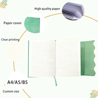 Cahier de notes au design de luxe personnalisé à couverture rigide en papier A5/A6 de vente en gros