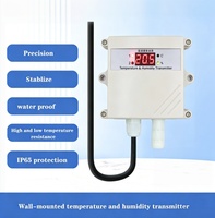 Transmetteur numérique mural de température et d'humidité à affichage LED 3/6 chiffres RS485 Modbus RTU pour salle serveur