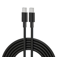 Cable USB C a USB C de 60W al por mayor, carga rápida, cable de datos tipo C de 480Mbps, moldeado de PVC, revestimiento de PVC para Samsung Xiaomi Huawei 1m 2m