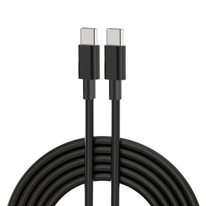 สายชาร์จเร็วแบบ USB C to USB C 60W สำหรับขายส่ง รองรับการถ่ายโอนข้อมูล 480Mbps  วัสดุ PVC  หุ้มสาย PVC สำหรับ Samsung Xiaomi Huawei ความยาว 1 ม. 2 ม. - Product Image 1