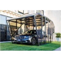 Innovation Système de couverture de garage pliable de luxe Cadre en alliage d'aluminium Persienne verticale pour usage extérieur Carpool Balcon Etc.
