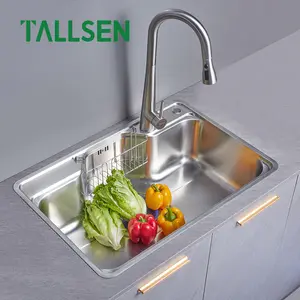 720*480*230 mm single Bowl SUS304 Stainless Steel Kitchen undermount sink