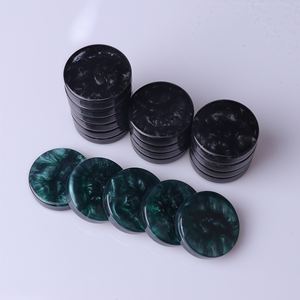 Pions de Backgammon et d'Échecs en Résine de Luxe, Durables, Remplacement de 500 Pièces pour Jeu de Société Classique d'Intérieur, Loisirs Familiaux, Enfants - Product Image 1