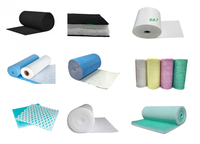 Filtre à air en panneaux de polyester sur mesure, directement de l'usine, avec cadre métallique, média filtrant en polyester, G3 G4 MERV8