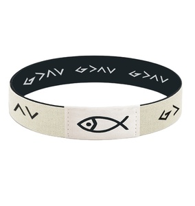 Vente en gros personnalisable Polyester élastique RFID Bracelet réutilisable T5577 Bracelet de sport <span class=keywords><strong>Code</strong></span> QR 13.56MHz pour carte de visite Hôtel - Product Image 1
