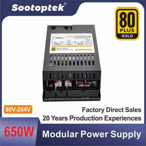 Alimentation électrique psu 80plus modulaire or, 650W, flexible, avec câble <span class=keywords><strong>1u</strong></span>, pour serveur - Product Image 5