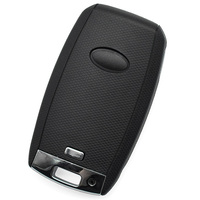 Coque de clé télécommande intelligente 3 boutons avec petite capuchon de clé pour voiture