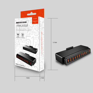 Auto di Parcheggio Numero di Telefono Piastra Piastra della Scheda di Auto Numero di Telefono con Magnetico Numeri - Product Image 5