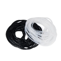 Organisateur de câbles enroulables économique, tubes enrouleurs en PE, tubes spirales enveloppants, tubes creux en PVC pour câblage