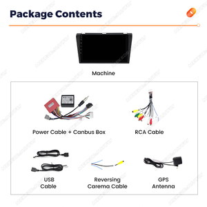 MEKEDE 2 + 32GB voiture lecteur multimédia écran tactile 4core car-play FM radio Android auto GPS navigation pour <span class=keywords><strong>Mazda</strong></span> <span class=keywords><strong>3</strong></span> 2004-2009 - Product Image 3