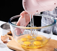 Congélateur rond en verre pour micro-ondes, 2700ML, 4 pièces, grand service Transparent, salade, fruits, bol de mélange