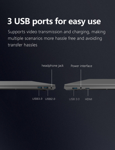N5095คอมพิวเตอร์โน้ตบุ๊ค15.6นิ้ว computadora portatil แรม16GB 1TB SSD แล็ปท็อปสนับสนุนธุรกิจ - Product Image 3