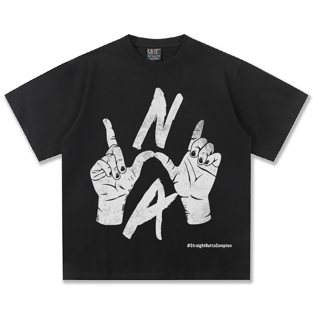 แขนสั้นสีดำ