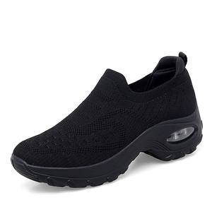 Sneakers <span class=keywords><strong>da</strong></span> Donna alla Moda, Traspiranti, con Piattaforma in Rete, <span class=keywords><strong>Scarpe</strong></span> Sportive <span class=keywords><strong>da</strong></span> Palestra Vulcanizzate, Calzature Femminili Nere e Viola - Product Image 4