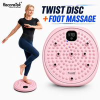 Máquina de Ejercicio Inteligente, Equipo de Entrenamiento Cardiovascular, Tabla de Masaje de Acupresión, Ejercicio Diario para el Core, Tabla Giratoria para Masaje de Pies