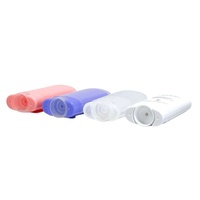 Envase Ovalado Plano Blanco de 15g 50g 75g con Sistema de Giro, de PCR PP, Impresión Serigrafiada Personalizable, para Bloqueador Solar, Desodorante en Barra, Bálsamo Corporal