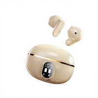 Nouveaux écouteurs sans fil TWS NE-110 2025 pour Bluetooth 5.4, style semi intra-auriculaire, affichage numérique, batterie ultra longue autonomie, suppression du bruit d'appel