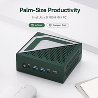 Mini PC Serie Core Ultra, Mini PC para Juegos con OCuLink, LAN Dual de 2.5G, WiFi 7, Bluetooth 5.4, Gráficos Intel Arc, USB4 para Oficina